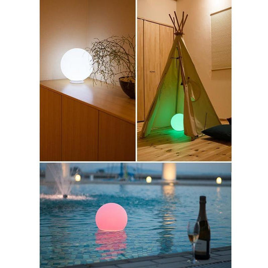 6 Inch LED Ball Lights for Summer Gift, 16 Color Changing Night Light with Remote Control, 4 Mode 8 Gears Brightness Decorative LED Lamp, Ambient Lights for Bedroom, Room Lights