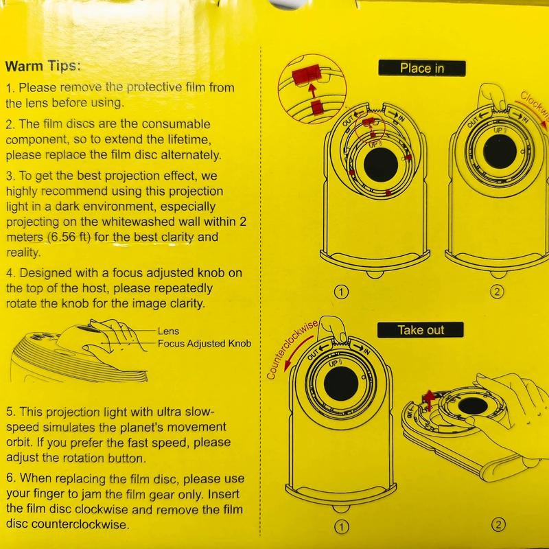 Galaxy Projector Night Light, USB Powered Galaxy Projector Night Light, Starry Sky Projector Night Light, Ambient Light for Bedroom, Home Decor