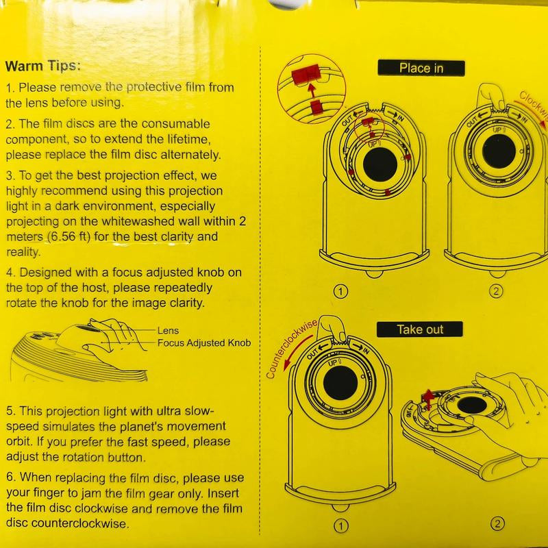 Galaxy Projector Night Light, USB Powered Galaxy Projector Night Light, Starry Sky Projector Night Light, Ambient Light for Bedroom, Home Decor