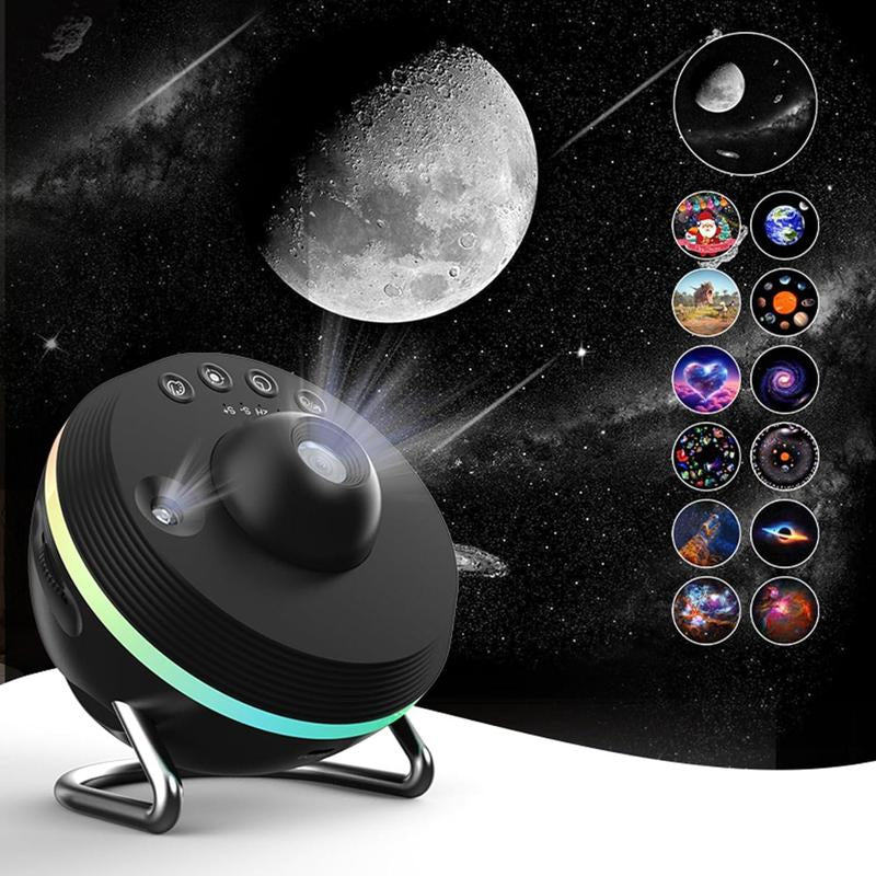 Galaxy Projector Night Light, USB Powered Galaxy Projector Night Light, Starry Sky Projector Night Light, Ambient Light for Bedroom, Home Decor